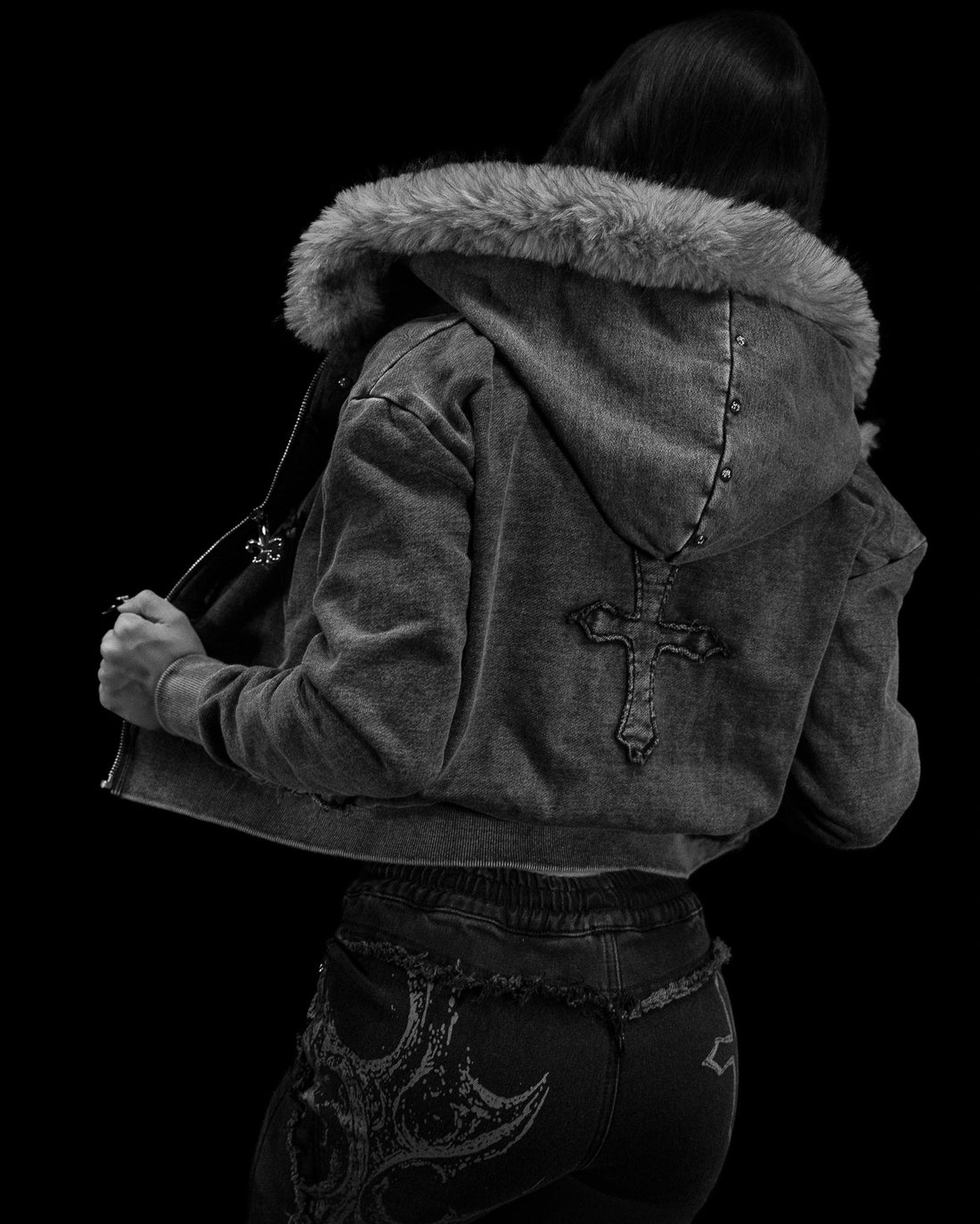Cathedral Cropped Faux Jacket [VINTAGE]