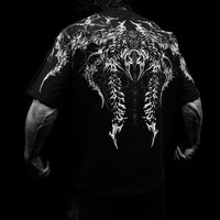Abyssal Bloom Oversized T-shirt [VOID BLACK]