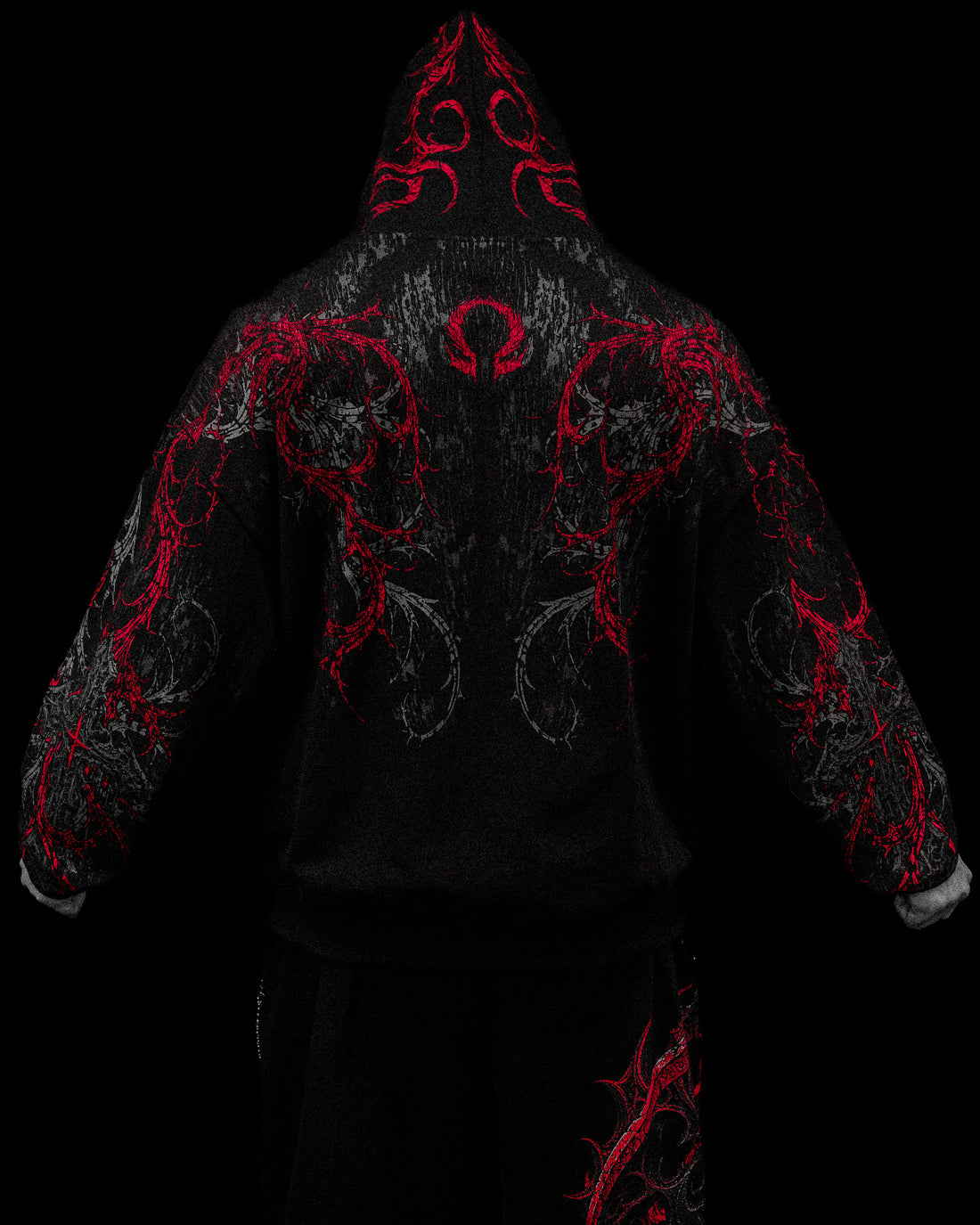 Sanctuary Oversized Zip-up Hoodie [NIGHTMARE]
