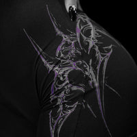 Void Tech™ Gargoyle Open Back Bodysuit  [DUSK]
