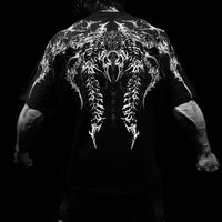 Abyssal Bloom Oversized T-shirt [VOID BLACK]