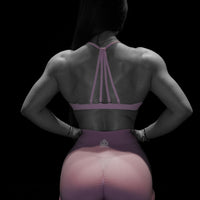 Women's Void Tech™ Cursemark Halter Sports Bra [STRAWBERRY]