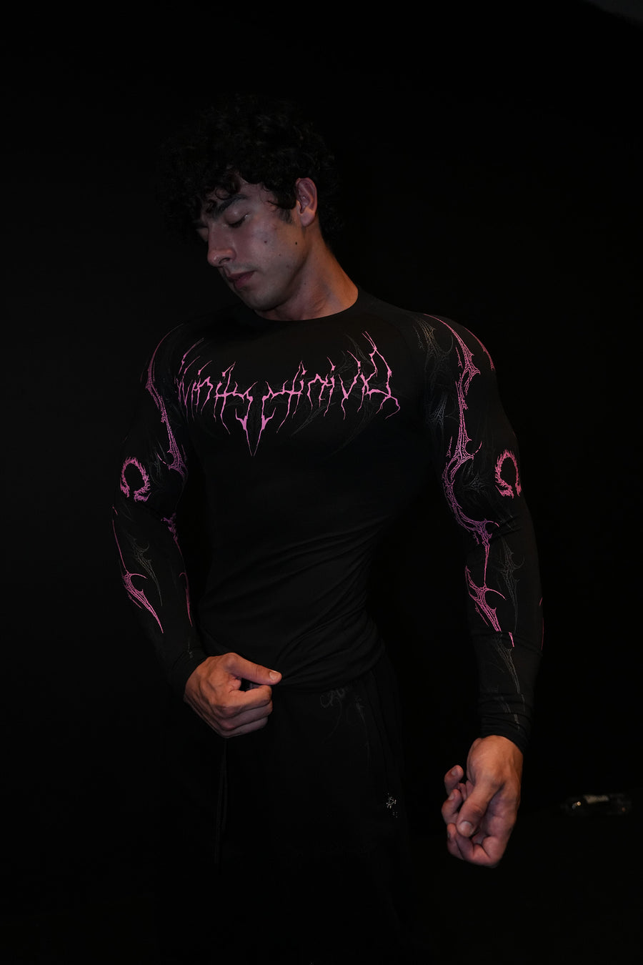 Void Tech™ Nightfall Longsleeve Compression [BLOSSOM PINK] MEN'S BF COLL 2025
