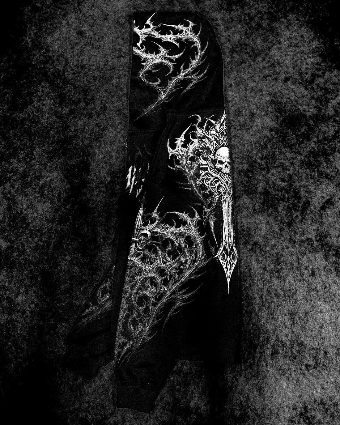 Heavenly Knight Oversized Zip-up Hoodie [MIDNIGHT] – Breathedivinity