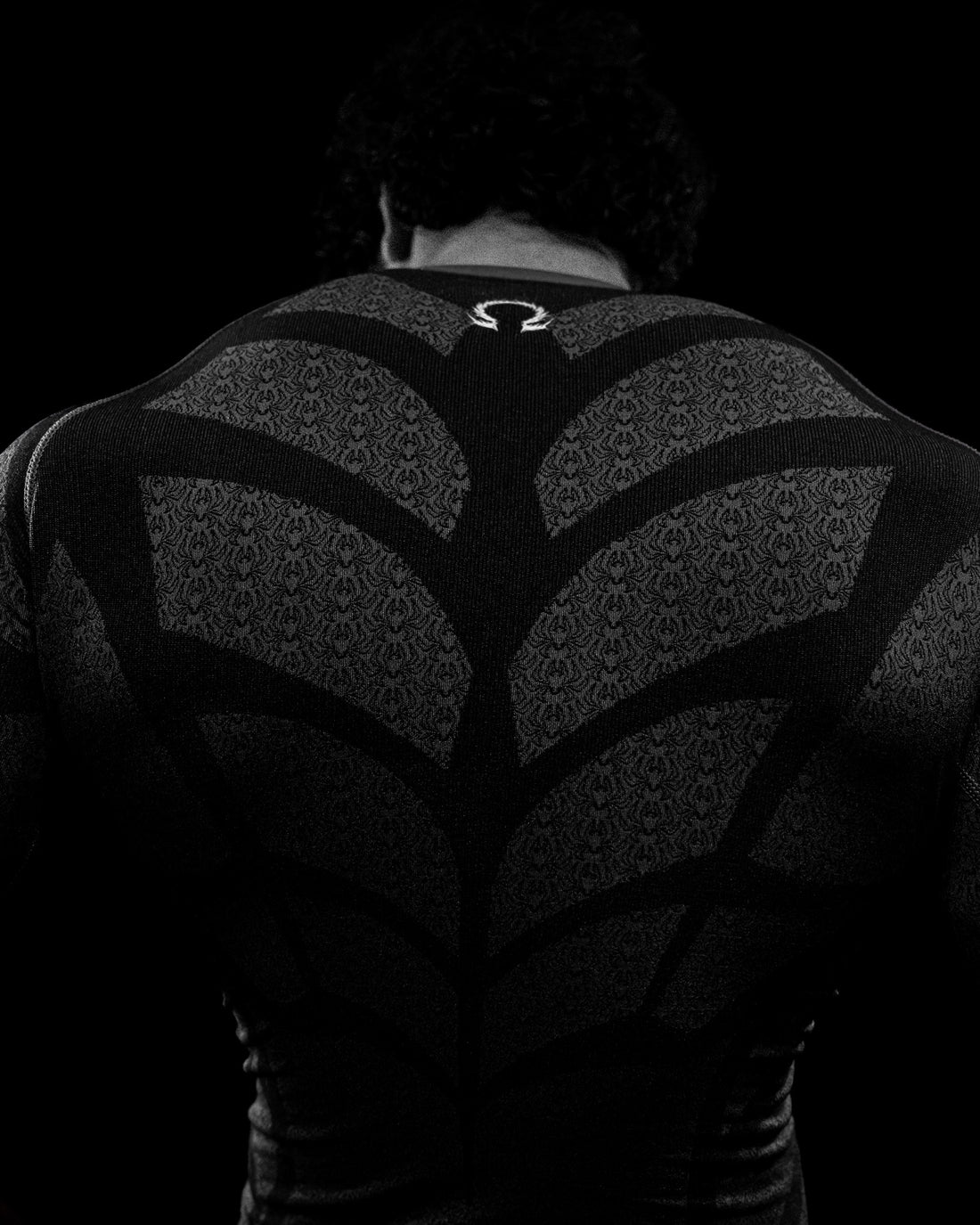 Doom Tech™ Spider-Corpse Longsleeve Compression [MIDNIGHT / Silver Print]