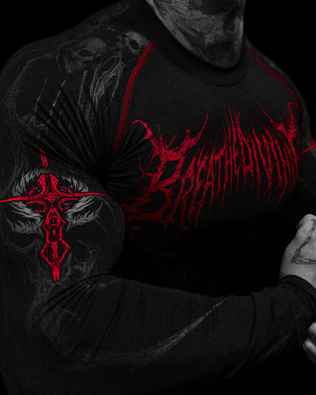 Void Tech™  Fallen Knight longsleeve Compression [NIGHTMARE]