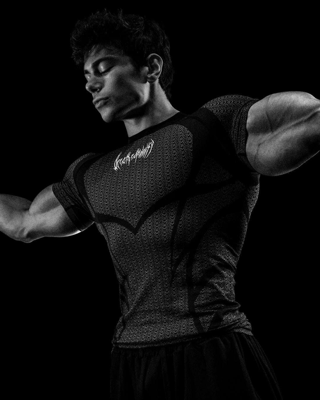 Doom Tech™ Spider-Corpse Short Sleeve Compression [MIDNIGHT]