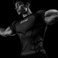 Doom Tech™ Spider-Corpse Short Sleeve Compression [MIDNIGHT]