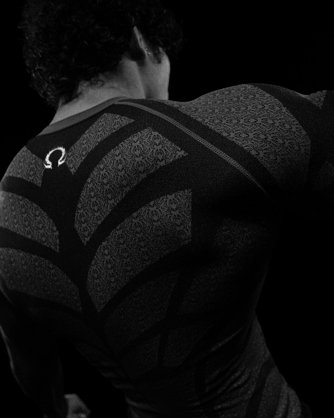 Doom Tech™ Spider-Corpse Longsleeve Compression [MIDNIGHT / Silver Print]