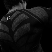 Doom Tech™ Spider-Corpse Longsleeve Compression [MIDNIGHT / Silver Print]