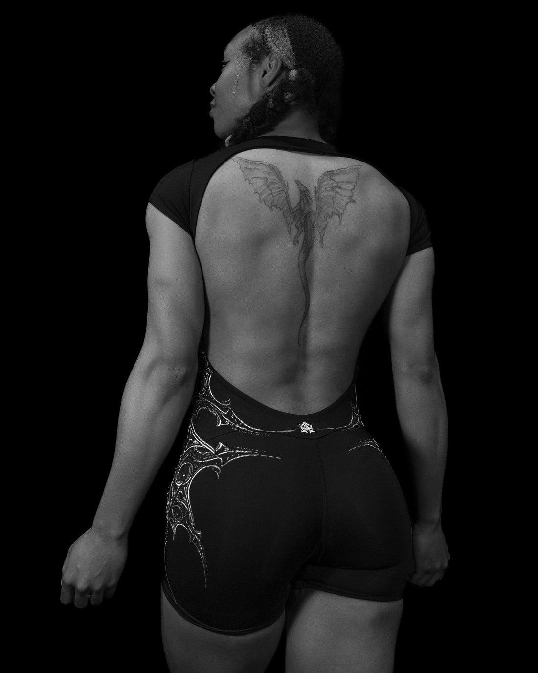 Women's Astoria Void Tech™ Open Back Bodysuit [VOID BLACK]