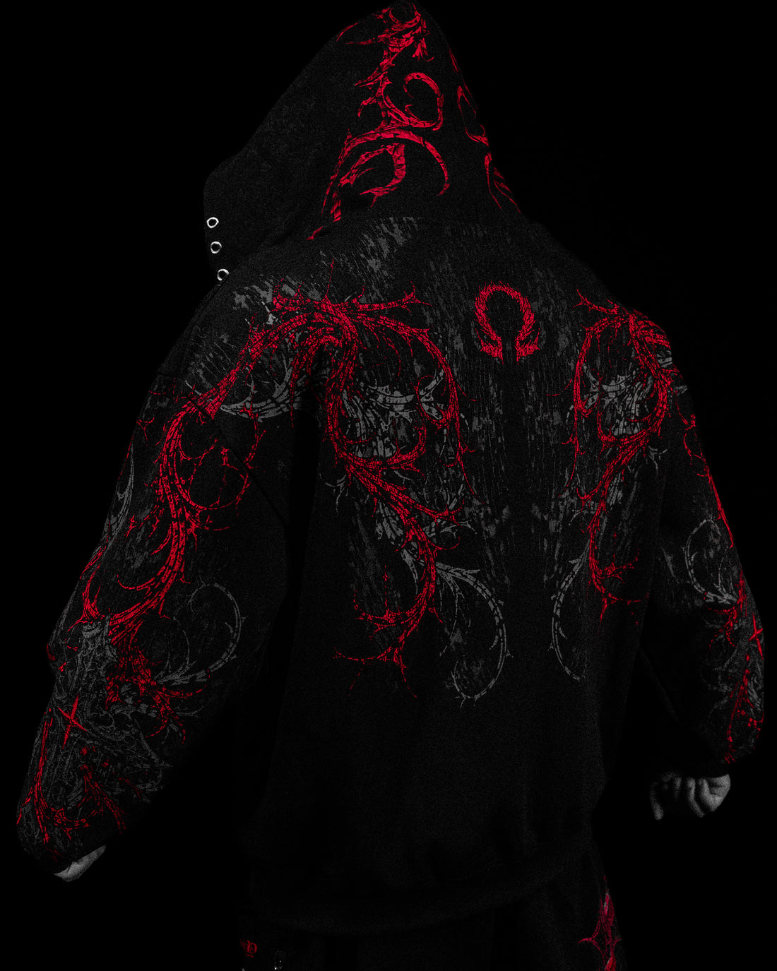 Sanctuary Oversized Zip-up Hoodie [NIGHTMARE]
