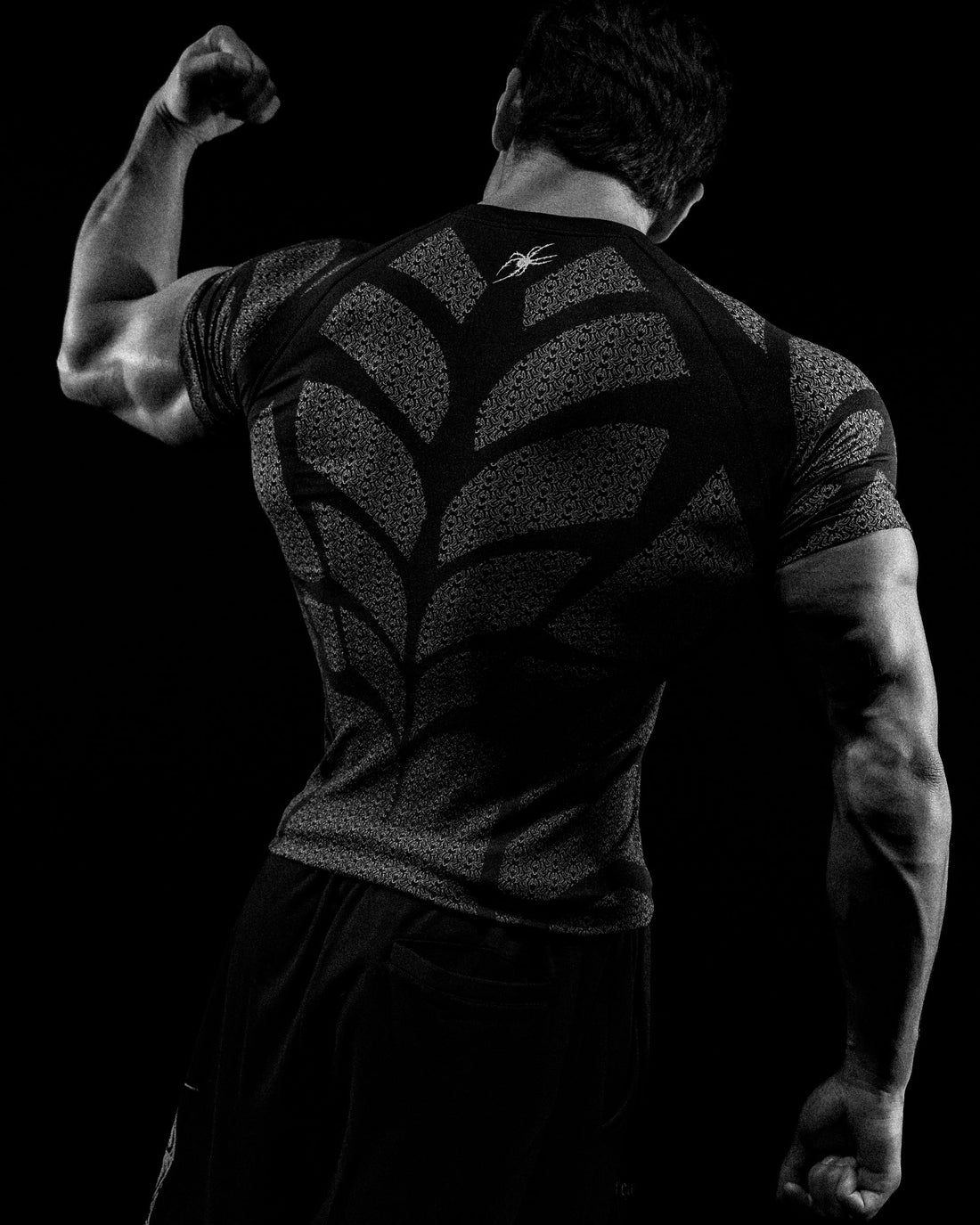 Doom Tech™ Spider-Corpse Short Sleeve Compression [MIDNIGHT]