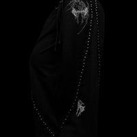 Women's Faerie Banana Shaped Uncuffed Sweatpants [OBSIDIAN]