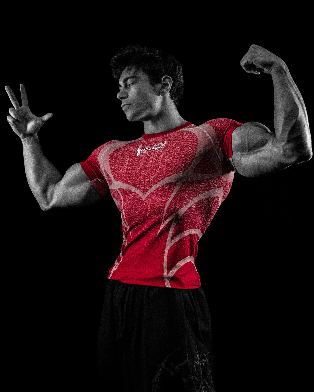 Doom Tech™ Spider-Corpse Short Sleeve Compression [CLARK/CARNAGE]