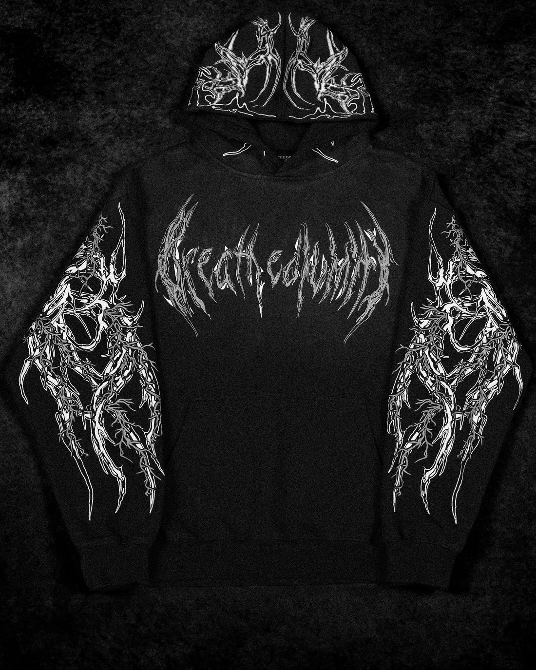 Deathblade Oversized pullover hoodie [SMOKE]