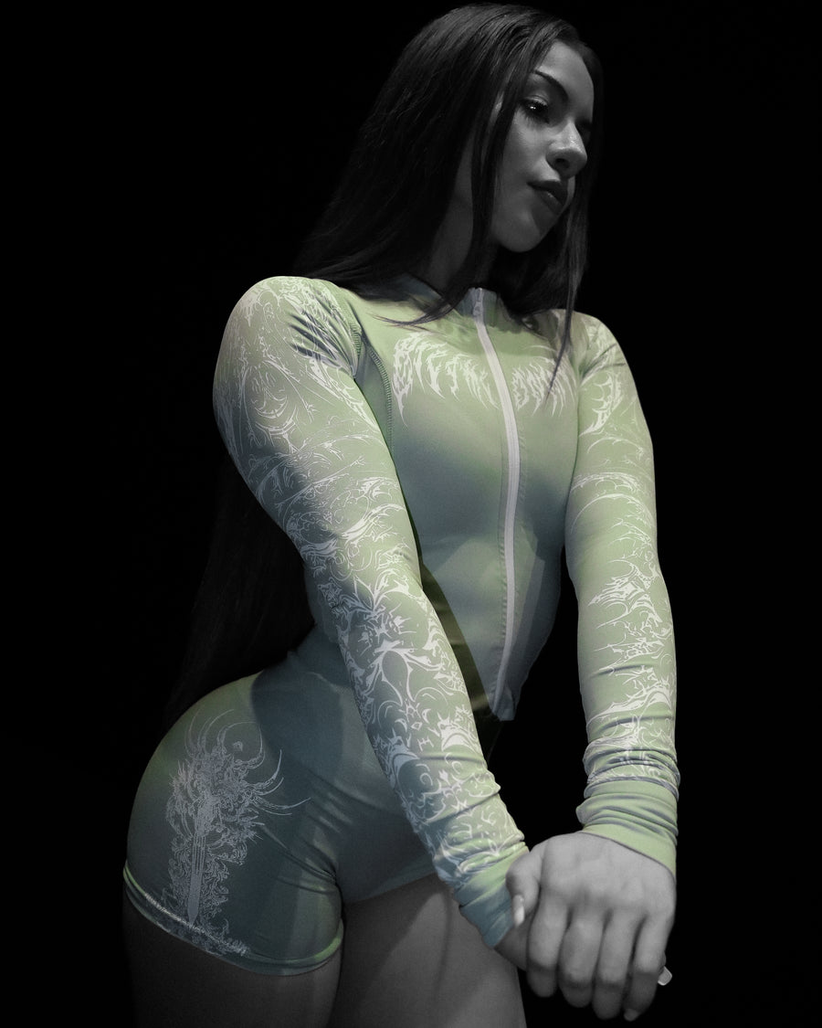 Women's Void Tech™ Cathedral Zip-up Compression Jacket [MATCHA] COMING SOON