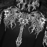 Deathblade Oversized pullover hoodie [SMOKE]