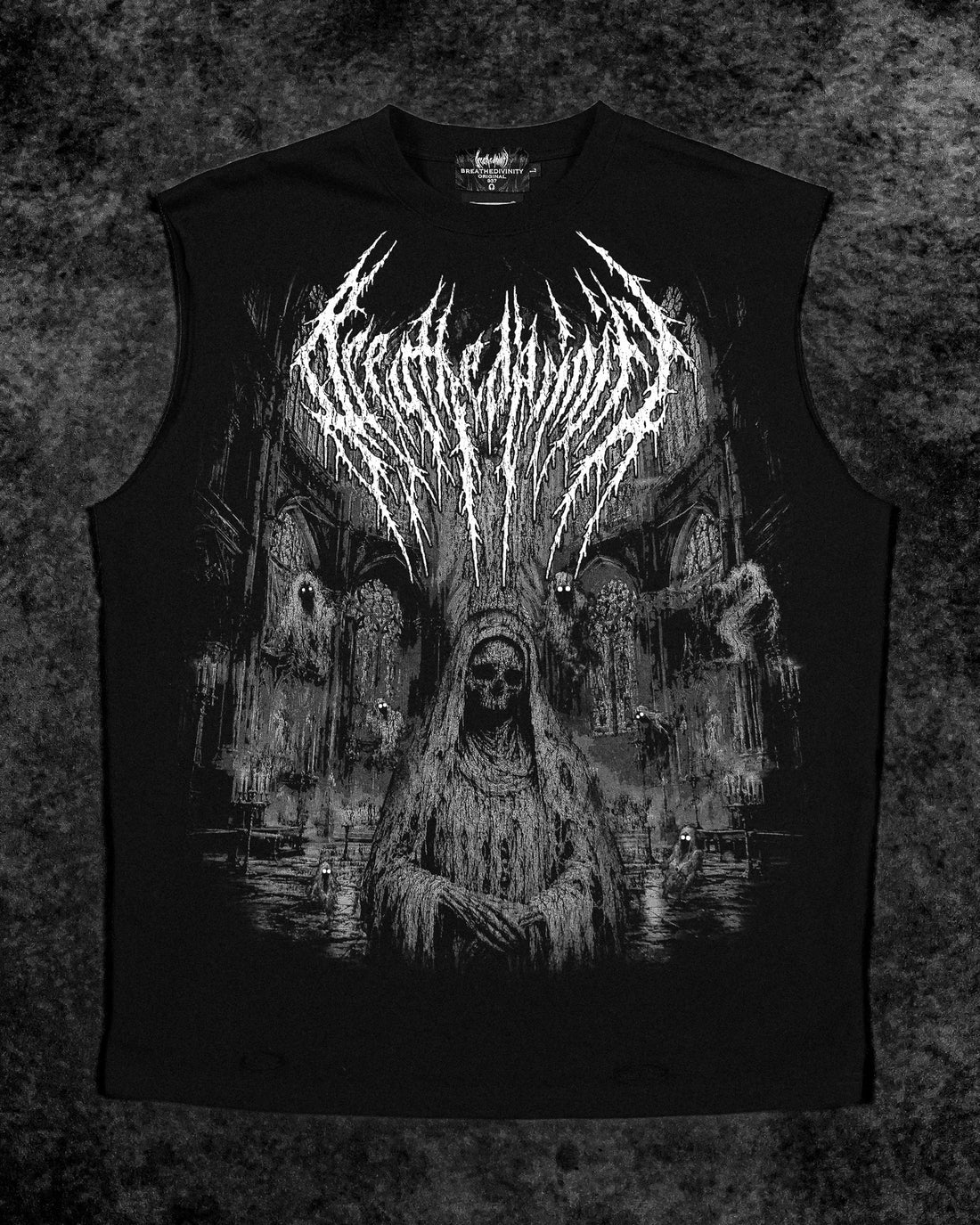 Soul Sanctum Cut-off Tee [VOID BLACK]