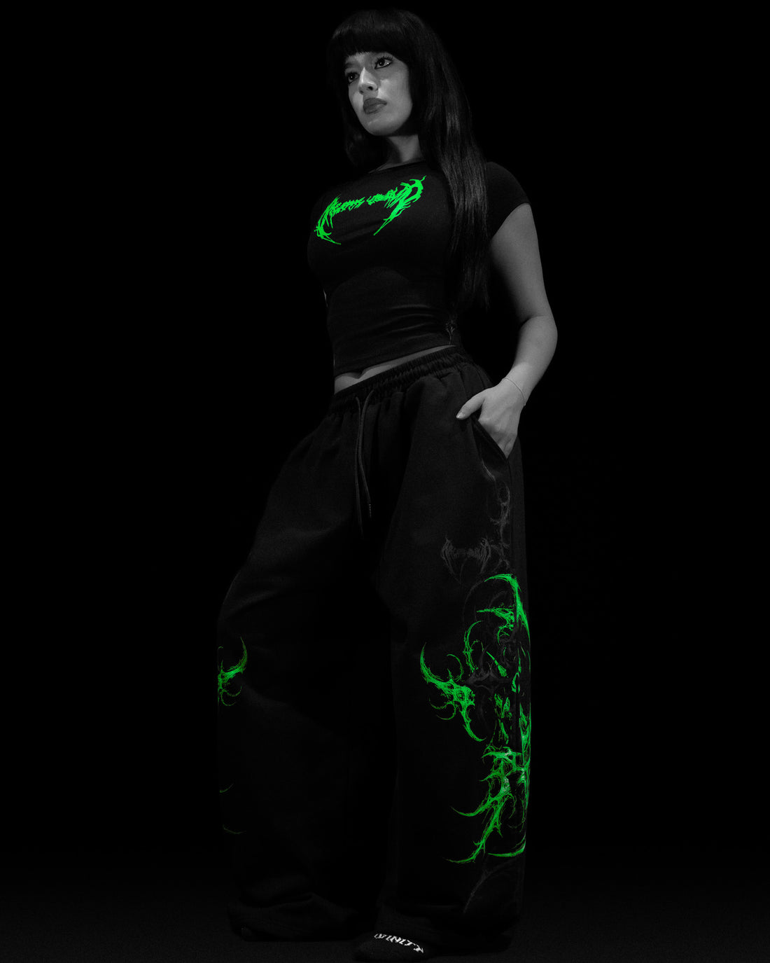 Immortal Tarnished Fit Sweatpants [GLOW IN THE DARK]