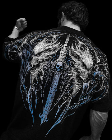Hollow Souls Oversized T-shirt [FROST]