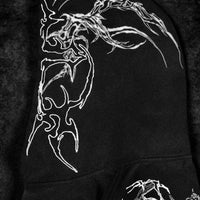 Deathblade Oversized pullover hoodie [SMOKE]