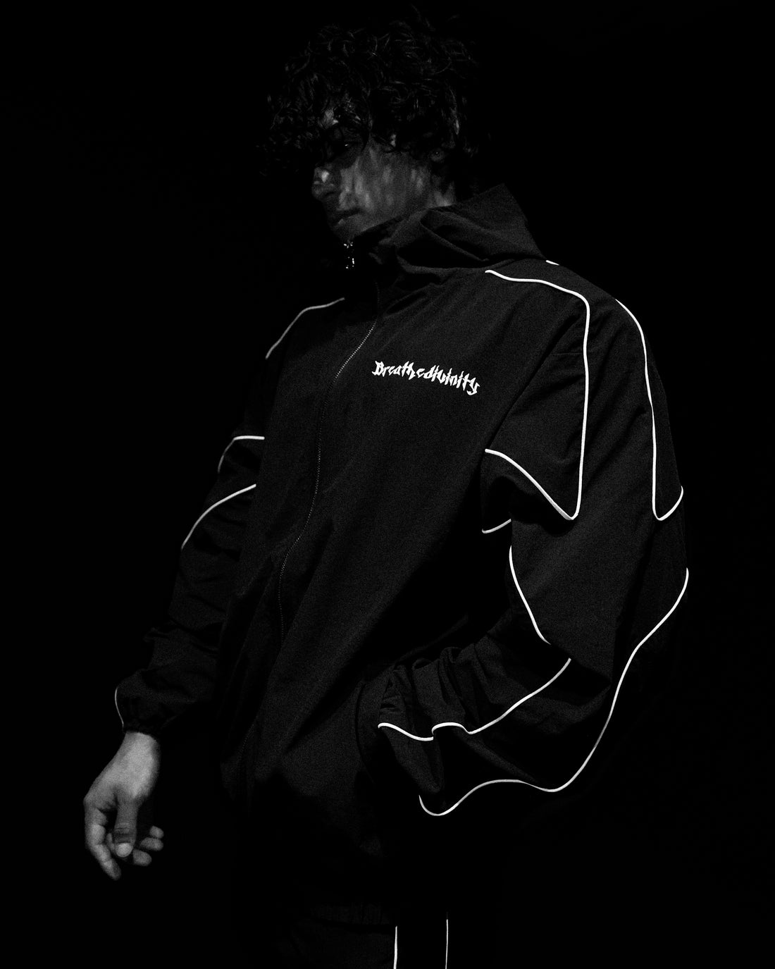 Cyber Zip-up Track jacket [VOID BLACK]
