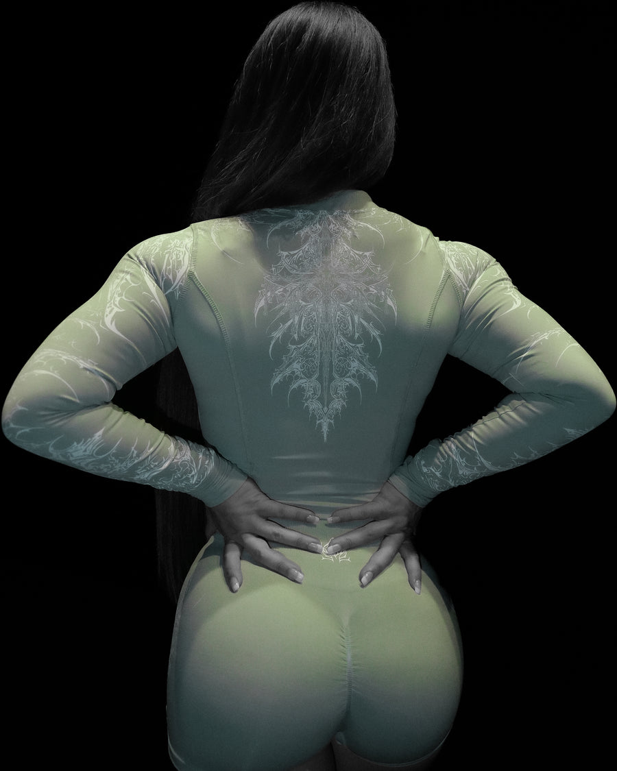 Women's Void Tech™ Cathedral Zip-up Compression Jacket [MATCHA] COMING SOON