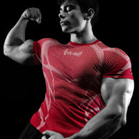 Doom Tech™ Spider-Corpse Short Sleeve Compression [CLARK/CARNAGE]