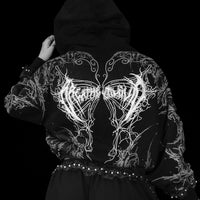 Women's Faerie Zip-up Hoodie [OBSIDIAN]