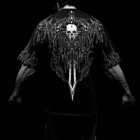 Bone Splitter Oversized T-shirt [VOID BLACK]