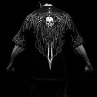Bone Splitter Oversized T-shirt [VOID BLACK]