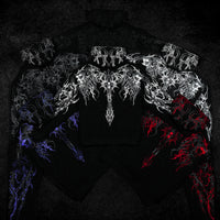 Deathblade Oversized pullover hoodie [SMOKE]