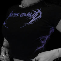 Womens Voltage Cropped Baby Tee [DUSK]
