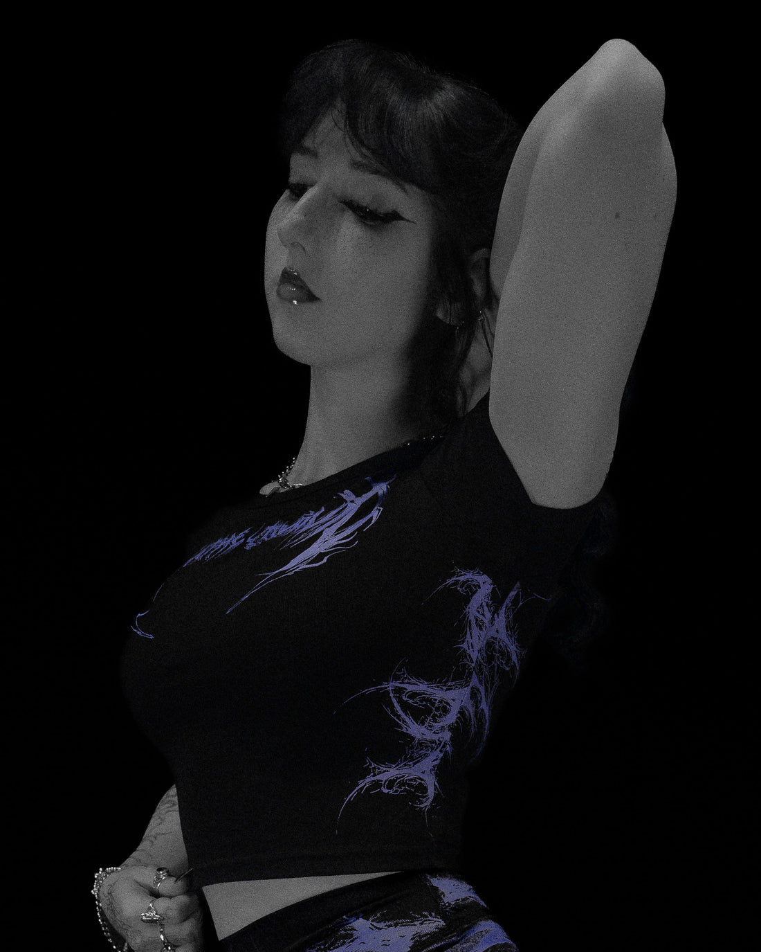 Womens Voltage Cropped Baby Tee [DUSK]