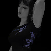 Womens Voltage Cropped Baby Tee [DUSK]