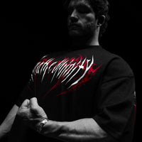 Hollow Souls Oversized T-shirt [HEAVENLY RED]