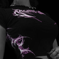 Womens Voltage Cropped Baby Tee [HEAVENLY PINK]