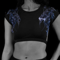 Women's Seraphim Open Back Crop Top [FROST]