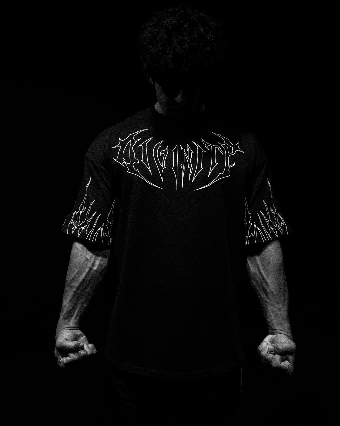 Bone Splitter Oversized T-shirt [VOID BLACK]