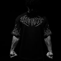 Bone Splitter Oversized T-shirt [VOID BLACK]