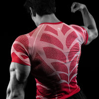 Doom Tech™ Spider-Corpse Short Sleeve Compression [CLARK/CARNAGE]