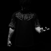 Bone Splitter Oversized T-shirt [VOID BLACK]