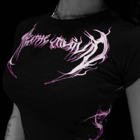 Womens Voltage Cropped Baby Tee [HEAVENLY PINK]