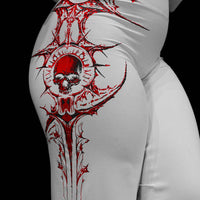 Womens Void Tech™ Shadow Heart Leggings [HEAVENLY RED]