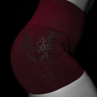 Women's Void Tech™ Dark Wisp Seamless Shorts [CRIMSON]