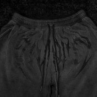 Nightstalker Banana Shape Uncuffed luxury sweatpants [SMOKE]