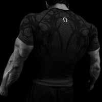 Doom Tech™ Armored shortsleeve Compression [VOID BLACK]