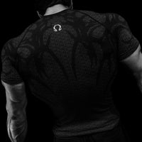 Doom Tech™ Armored shortsleeve Compression [VOID BLACK]