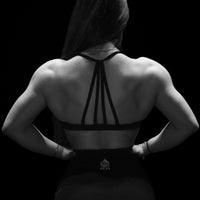 Women's Void Tech™ Cursemark Halter Sports Bra [VOID BLACK]
